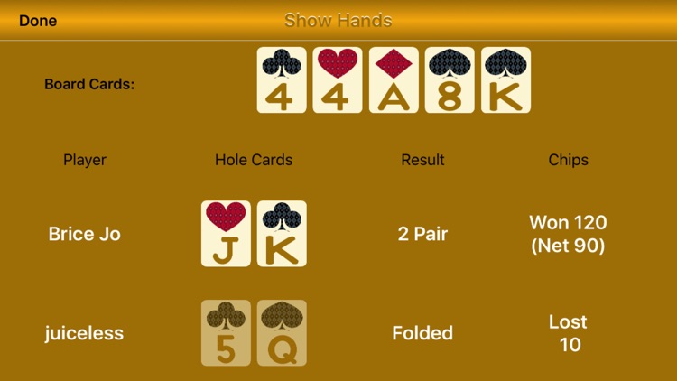 Steady Roller Texas Holdem for iPhone