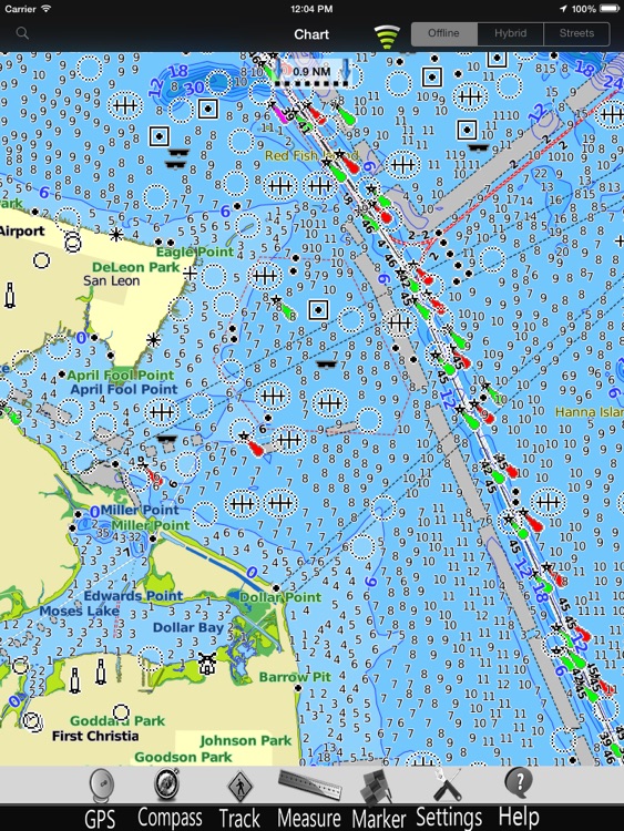 Texas GPS Nautical Charts Pro