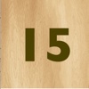 Fifteen - Popular wooden 15-puzzle quiz, Game of Fifteen, 15