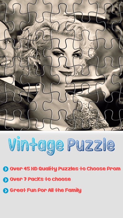 How to cancel & delete Vintage Jig-saw Free Puzzle To Kill Time from iphone & ipad 1