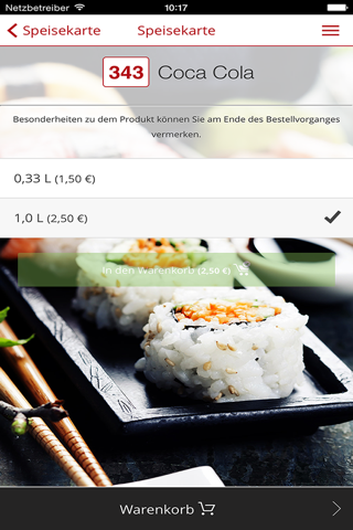 Tokio Sushi screenshot 3