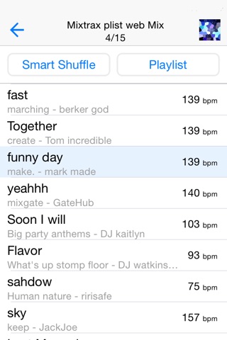MIXTRAX App screenshot 3