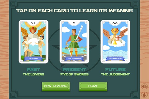 3 Cards Tarot Reader Free screenshot 2