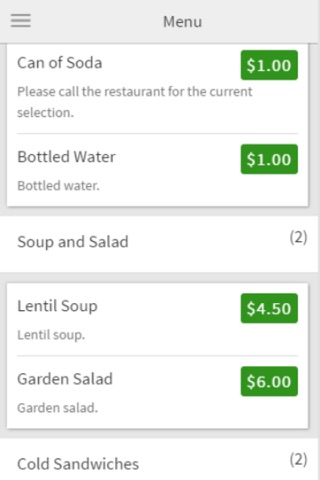 Mario's Pizzeria Ordering screenshot 3