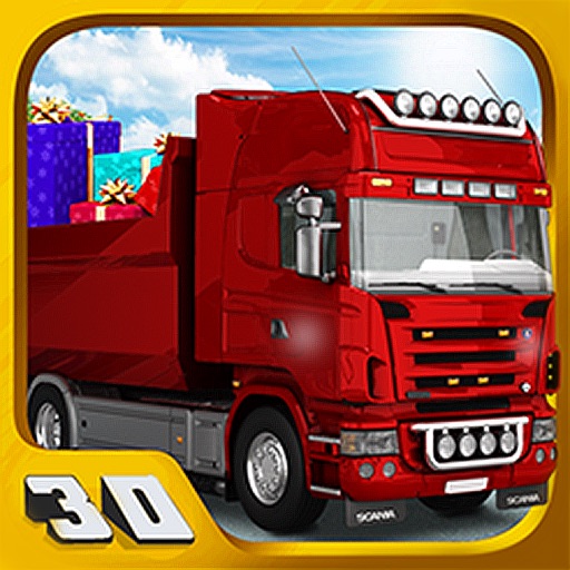 Big truck simulator: Christmas gift Icon