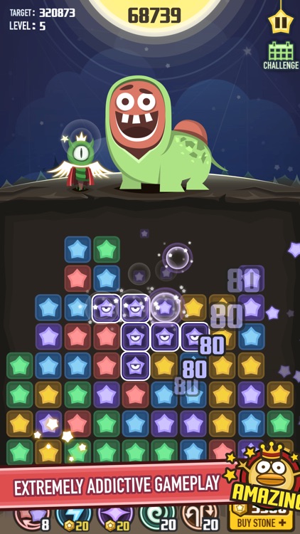 Touch Star - clear stars to collect lovely pets