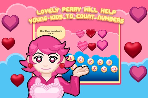 Lovely Perry teaches How to count with Hearts screenshot 2
