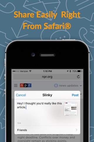Slinky - Simply Share Links screenshot 2