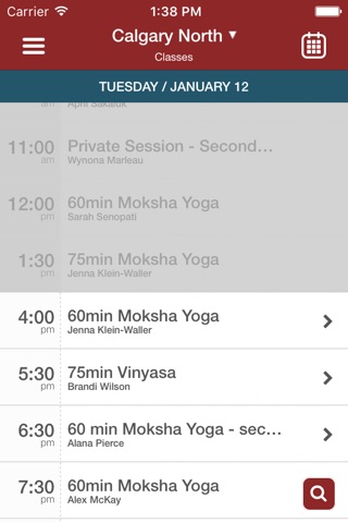 Moksha Hot Yoga screenshot 3