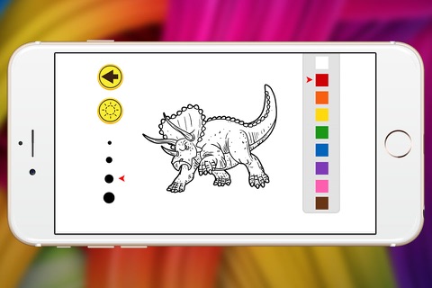 dinosaur ancient coloring book for fun kid screenshot 3