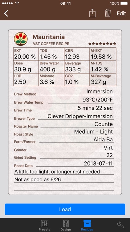 VST CoffeeTools™ PRO for iPhone