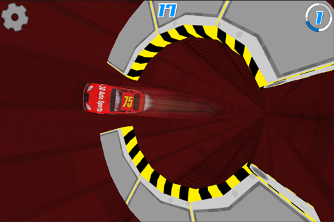 Speed Car Tunnel Racing 3D - No Limit Pipe Racer Xtreme Free Game screenshot 2