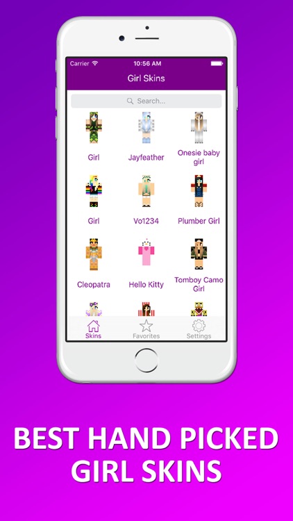 3D Girl Skins 2 for Minecraft Pocket Edition