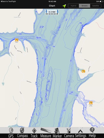 Chickamauga GPS Charts Pro screenshot 4