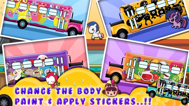 Kids School Bus Washing spa games(圖3)-速報App