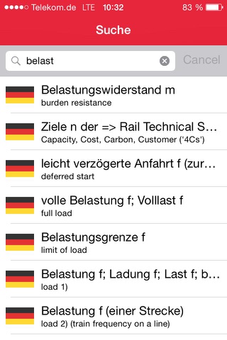 LST Wörterbuch screenshot 2