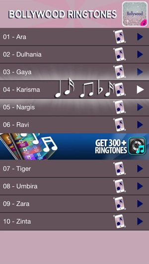 寶萊塢音樂手機鈴聲專業版 – 收藏的最好印地語旋律& 印度人為聲調為iPhone(圖2)-速報App