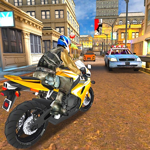 Chase The Traffic Moto Icon