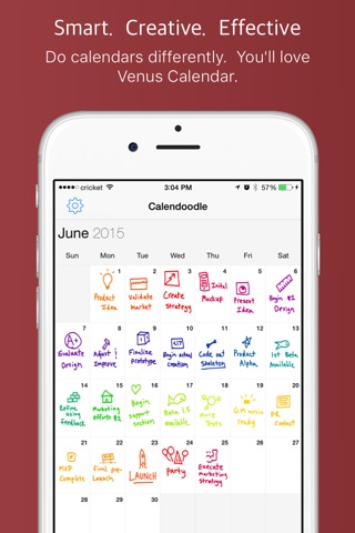 Venus Calendar - A Better Way to Track Your Day screenshot 4