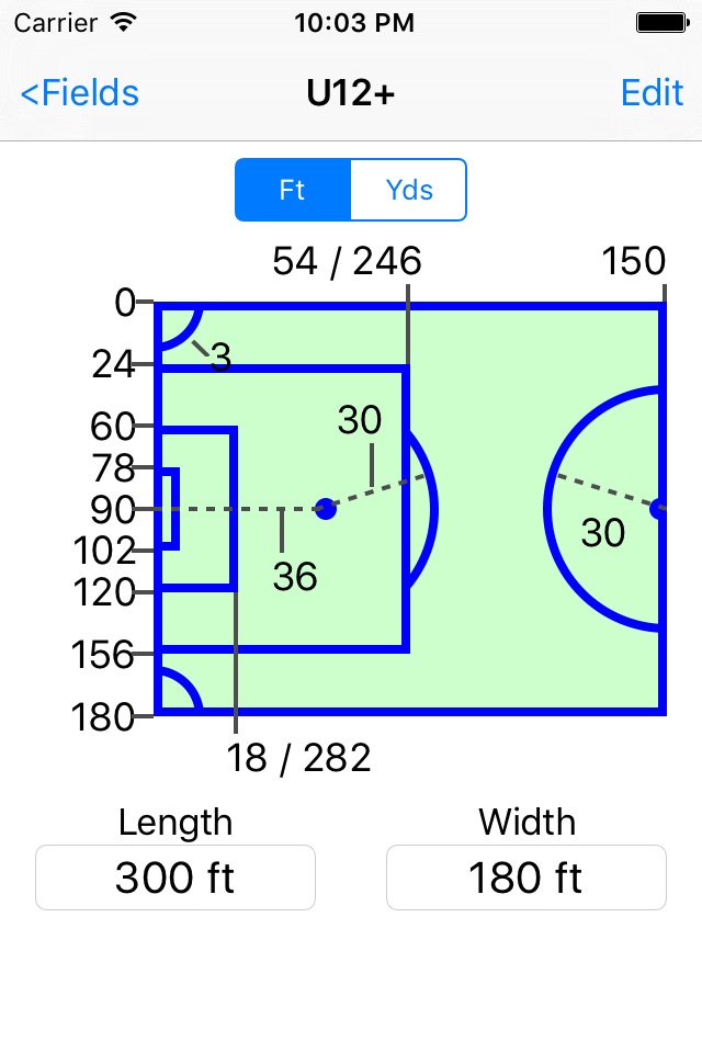 Soccer Field Calculator screenshot 2