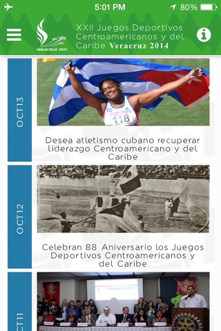 Veracruz 2014: Juegos Deportivos Centroamericanos y del Caribe screenshot 2