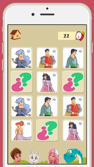 How to cancel & delete Memory game princesses: learning game of brian training for girls and boys from iphone & ipad 4