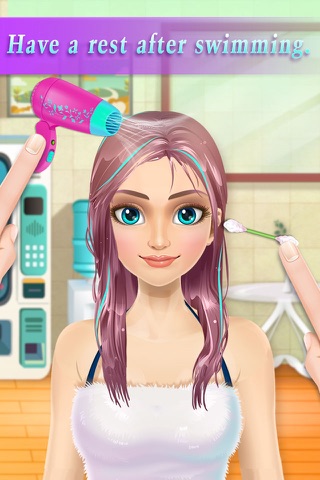 Princess Swimming & Spa - Girls Beauty Game FREE screenshot 4