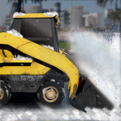 Real Airport Snow Plow Winter Truck Driving 3D