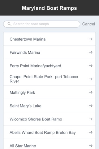 Maryland Boat Ramps & Fishing Ramps screenshot 2
