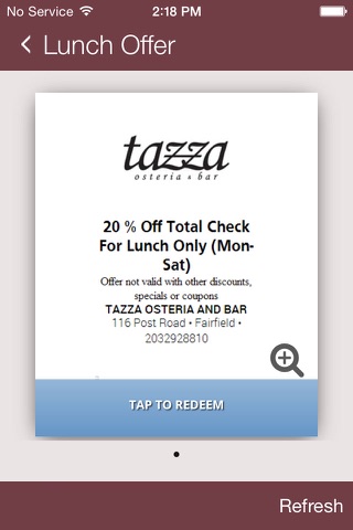 Tazza Osteria & Bar screenshot 3