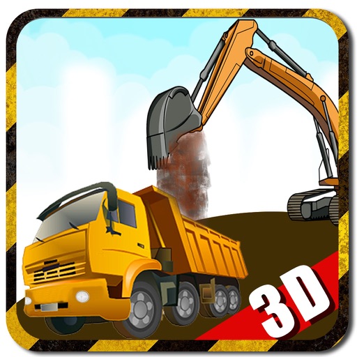 Heavy Excavator crane Rescue Simulator 2016 -operate real dumper truck and loader in this excavation game icon