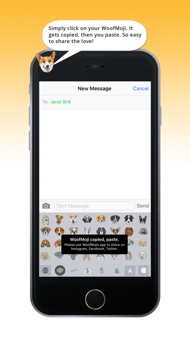 How to cancel & delete WoofMojis from iphone & ipad 4