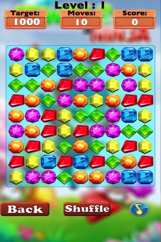 Diamond Jewels Ninja Mania-diamond game and match jewels screenshot 2