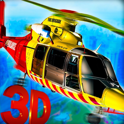 Helicopter Rescue 911 Relief: Fly the Emergency Firefighter Heli iOS App