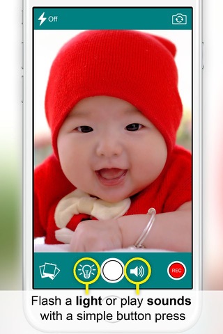 Baby Attention Camera: Lights & Sounds screenshot 2