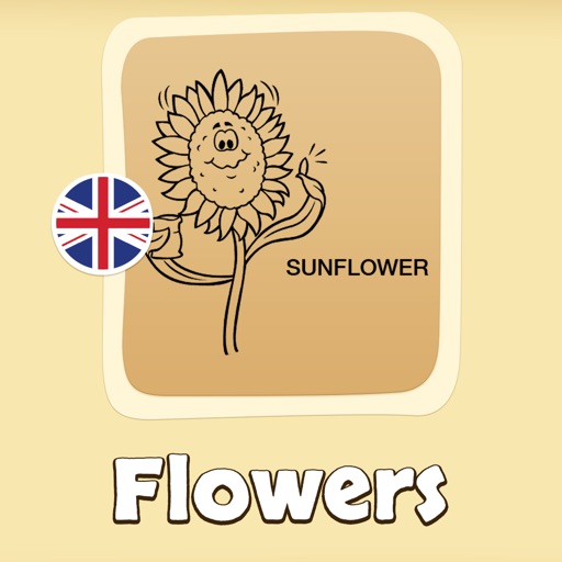 Flowers Coloring Book with Sound iOS App