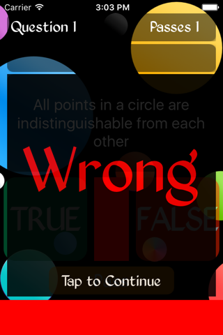 True or False - Circles screenshot 3