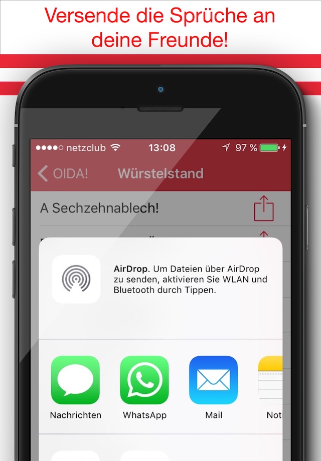Oida! - Die witzige Mundart und Dialekt Soundboard App aus Österreich als lustige Spruch und Wort Jukebox screenshot 2
