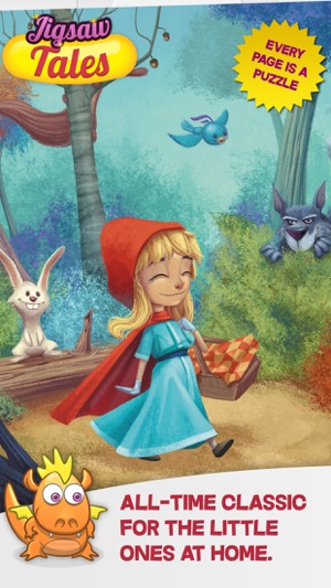 Jigsaw Tale Red Riding Hood - Games for Kids(圖1)-速報App