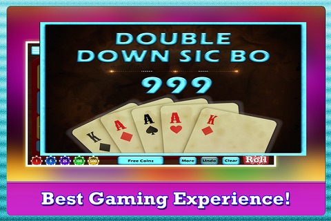 Double Down Sic Bo 999 - ไฮโล ลูกเต๋า คาสิโน screenshot 2