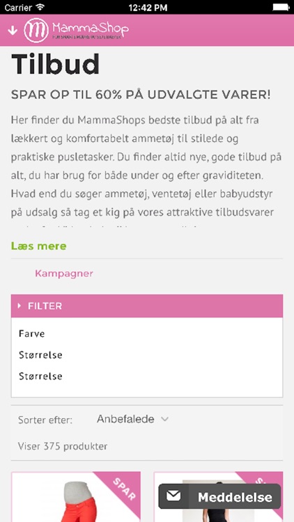 MammaShop.dk screenshot-3