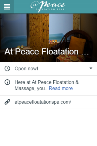 At Peace Floatation & Massage screenshot 2