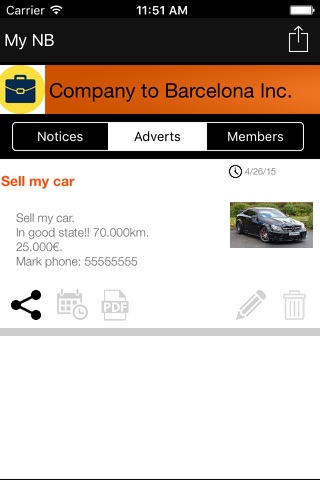 NoticeBoard App screenshot 3