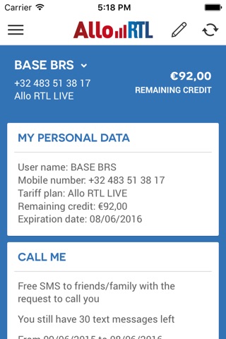 My Allo RTL screenshot 2