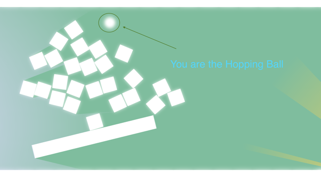 Hopping Ball - White Dot Game