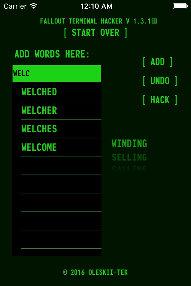 Terminal Hacker for Fallout game series screenshot 2