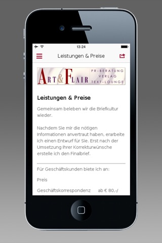Art+Flair PR-Beratung & Verlag screenshot 3