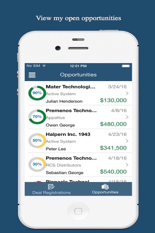 Oracle Sales Cloud Deal Management Mobile screenshot 4