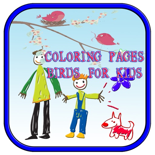 Coloring Pages Birds For Kids iOS App