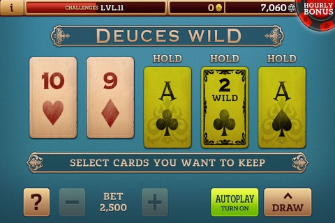 Video Poker Classics! - Deuces Wild, Jacks screenshot 2